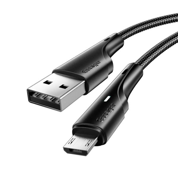 کابل تبدیل USB به MicroUSB ایساگر مدل LS01 طول 1 متر